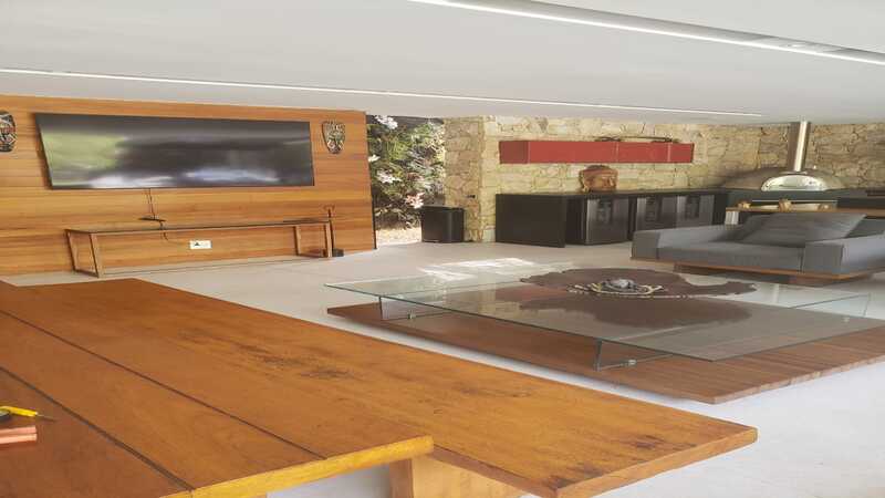 Sala reformada no Jardim Guanabara - RJ pela equipe da Bom da Obra RJ