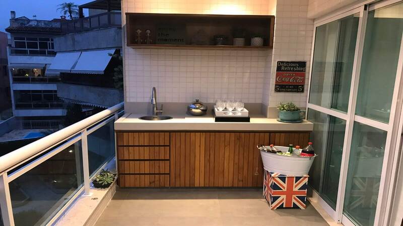 Varanda reformada no Grajaú - RJ pela equipe da Bom da Obra RJ